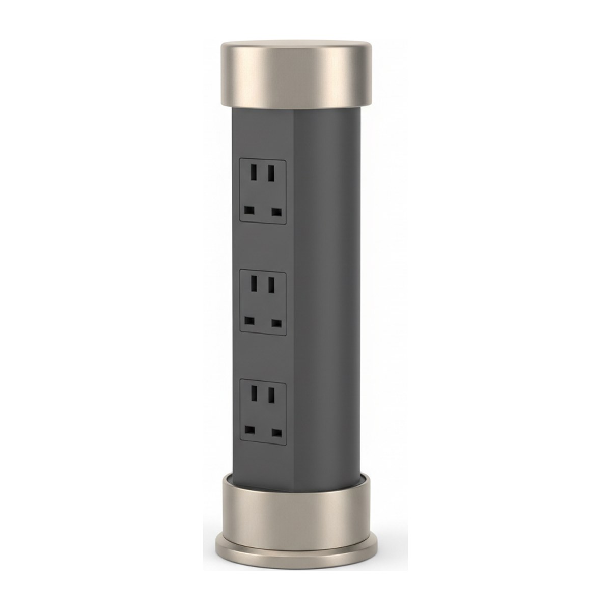 Pop Up Socket Brushed Nickel MV