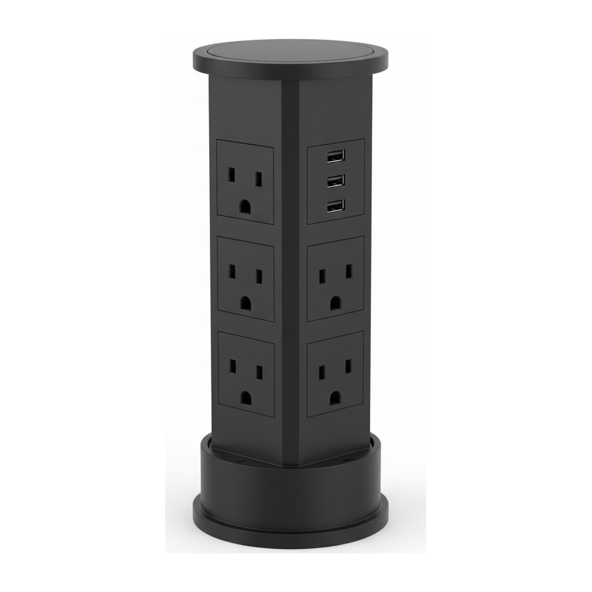 Pop Up Socket Black USB (SY7192BK)